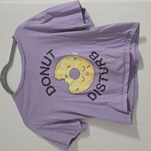 Forever 21 Baggy "Donut Disturb" Pajama Set
